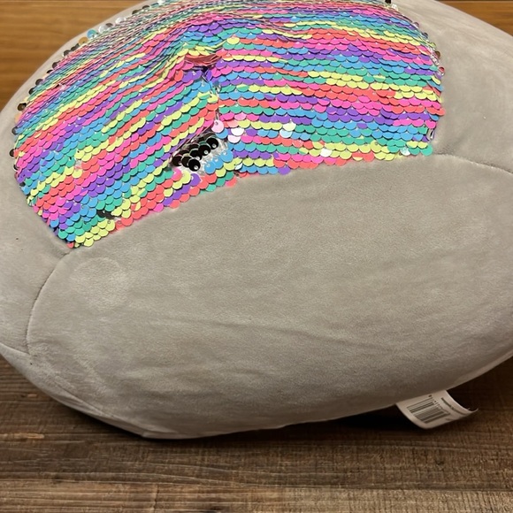 Squishmallow 7" Max Raccoon Sequin Belly Plush BNWT Brand New With Tag - Picture 4 of 8